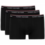 Tommy Hilfiger - bokserki męskie z logo, czarne