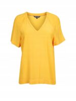 Tommy Hilfiger - koszulka damska, złota