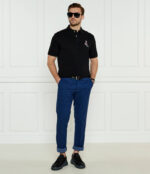 Ralph Lauren - koszulka polo męska bawełniana z logo, czarna - obrazek 7