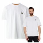 Hugo Boss - T-shirt męski bawełniany z logo, biały