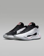Jordan - sneakersy męskie z logo, białe - rozmiar 42,5 - obrazek 7