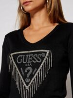 Guess - sweter damski, wielokolorowy - obrazek 10