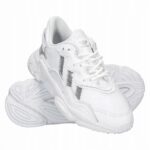 Adidas - sneakersy damskie z logo, białe - rozmiary 36, 36 2/3, 37 1/3, 38 2/3, 39 1/3