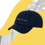 Tommy Hilfiger - czapka damska z logo, granatowa - obrazek 4