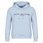 TOMMY HILFIGER Est 1985 Bluza Męska z Kapturem Błękitna Premium