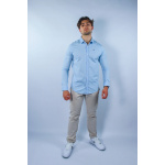 Tommy Jeans Koszula DM0DM04405 Slim Fit, niebieska - obrazek 6