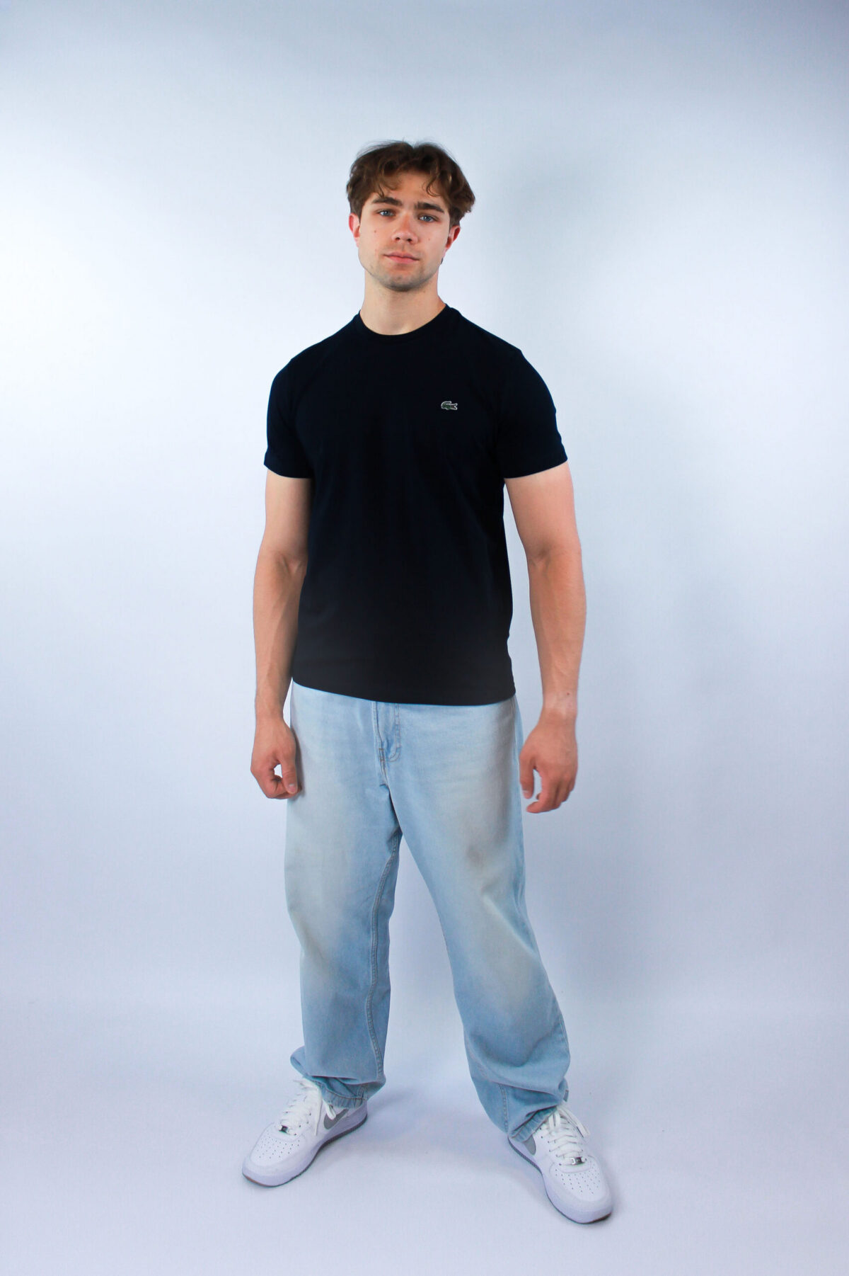 Koszulka Lacoste męska Regular Fit granatowa — zdjęcie 6