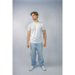 Tommy Hilfiger Koszulka MW0MW10800 Stretch Slim Fit Tee, biała - obrazek 5