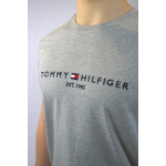 Tommy Hilfiger Koszulka MW0MW11465 Core Tommy Logo Tee, szara - obrazek 8