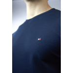 Tommy Hilfiger Koszulka MW0MW10800 Stretch Slim Fit Tee, granatowa - obrazek 7