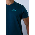 The North Face Koszulka NF0A8EE7BSI1 vertical logo ss tee, niebieska - obrazek 7