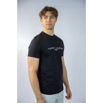 Tommy Hilfiger Koszulka MW0MW11797 Core Tommy Logo Tee, czarna - obrazek 4