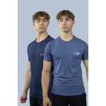 Emporio Armani Koszulka EM001849 AF10778 2 Pack Parte Alta, niebieska