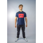 Hugo Koszulka 50467952 Diragolino212 T-shirt, granatowa - obrazek 6
