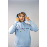 Tommy Hilfiger Bluza MW0MW11599 Core Tommy Logo Hoody, niebieska - obrazek 7