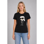 Karl Lagerfeld Koszulka 230W1700 Ikonik 2.0 Karl T-shirt, czarna