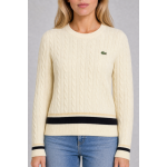 Lacoste Sweter AF4159 Women's Cable Knit Wool Sweater - obrazek 4