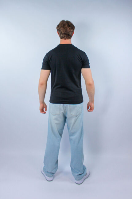 Lacoste Koszulka TH2038 Regular Fit, czarna - obrazek 6