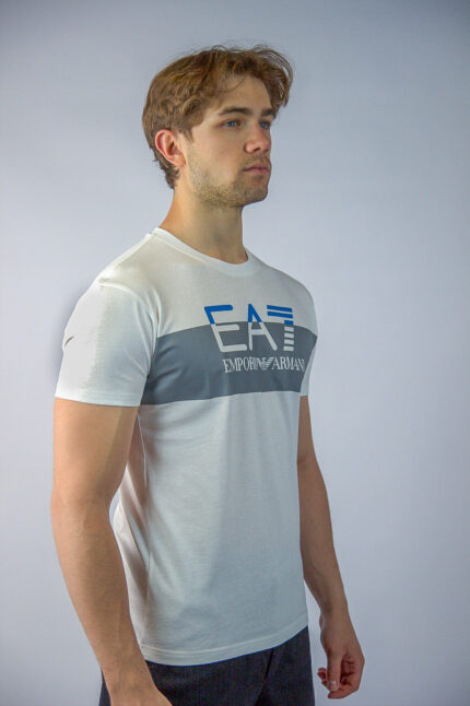 Emporio Armani EA7 Koszulka C6H6E T-shirt, biała - obrazek 4