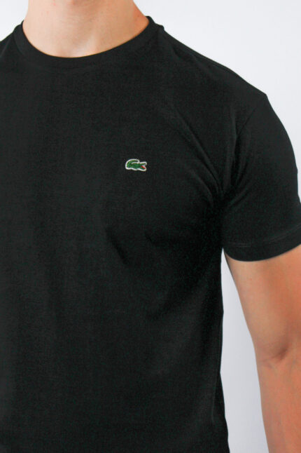 Lacoste Koszulka TH2038 Regular Fit, czarna - obrazek 8