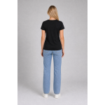 Guess Koszulka W1YI1BI3Z14 Triangle Logo T-shirt, czarna - obrazek 7