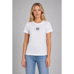 Pinko Koszulka 100355 A0KO Jersey Cottone ST Logo, biała