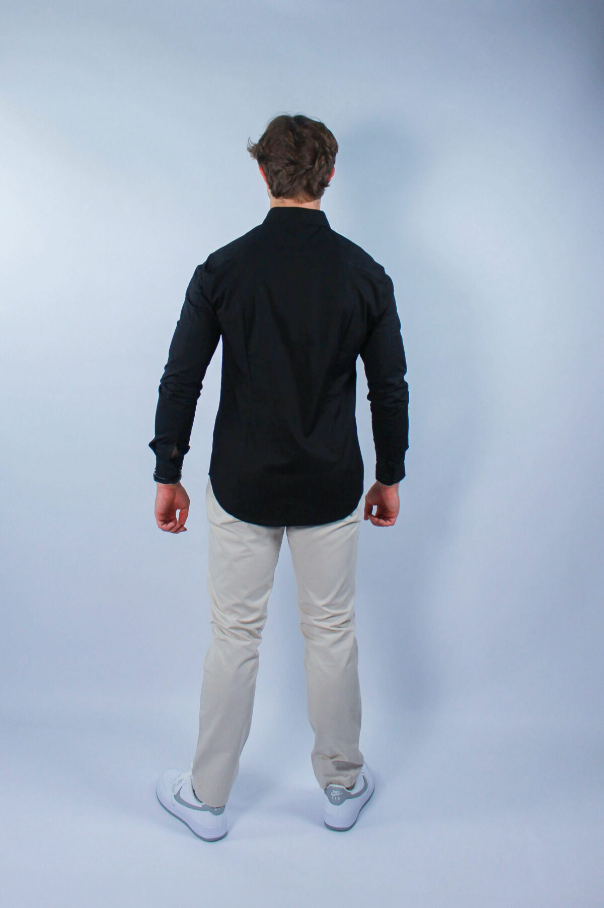 Koszula Tommy Jeans męska Slim Fit czarna — zdjęcie 8