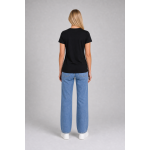Pinko Koszulka 100355 A0KO Jersey Cottone ST Logo, czarna - obrazek 7