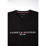 Tommy Hilfiger Koszulka MW0MW11797 Core Tommy Logo Tee, czarna - obrazek 8