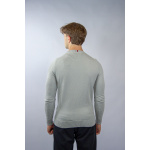 Tommy Hilfiger Sweter MW0MW33511 Chain Ridge Structure Cneck, szary - obrazek 6
