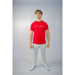 Tommy Hilfiger Koszulka MW0MW11797 Core Tommy Logo Tee, czerwona - obrazek 5