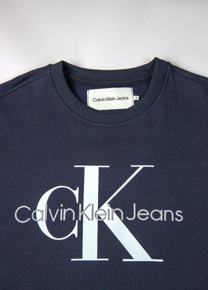 Calvin Klein Jeans Bluza bez kaptura J30J320933 CHW, granatowa - obrazek 8