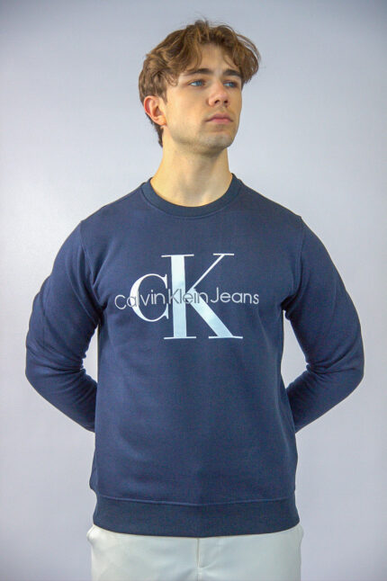 Calvin Klein Jeans Bluza bez kaptura J30J320933 CHW, granatowa - obrazek 4