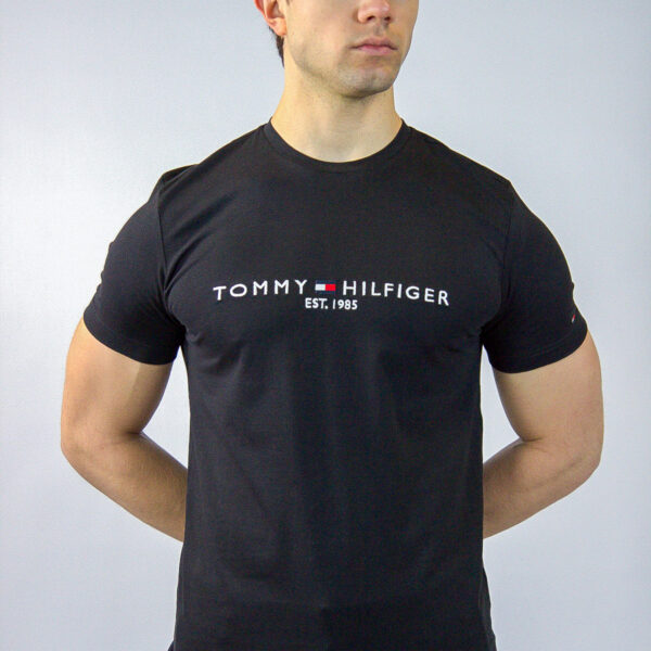 Koszulka Tommy Hilfiger męska Core Logo czarna
