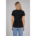 Guess Koszulka W1YI1BI3Z14 Triangle Logo T-shirt, czarna - obrazek 5