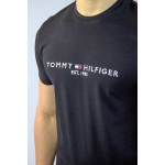 Tommy Hilfiger Koszulka MW0MW11797 Core Tommy Logo Tee, czarna - obrazek 7
