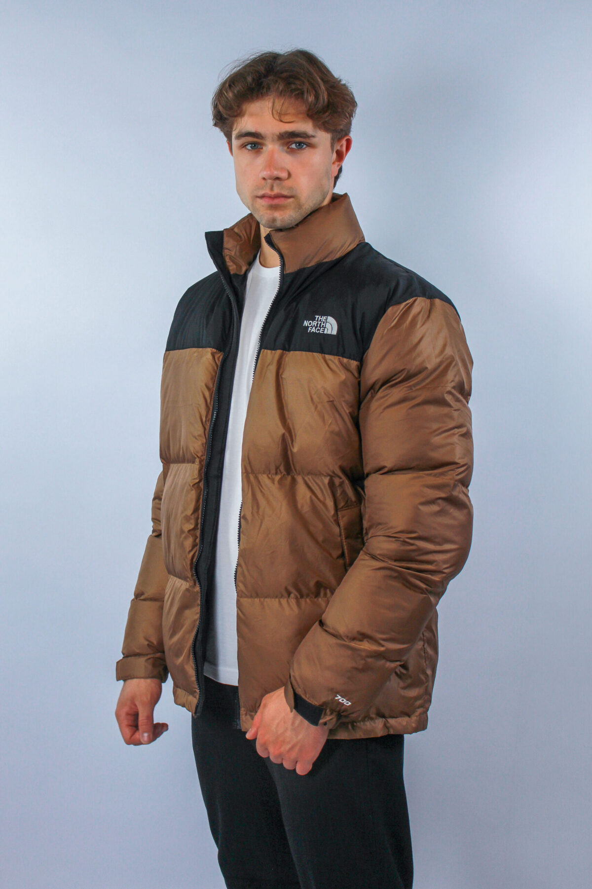 Kurtka The North Face męska brązowa — zdjęcie 2