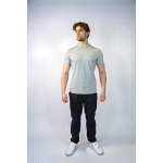 Tommy Hilfiger Koszulka MW0MW10800 Stretch Slim Fit Tee, szara - obrazek 5