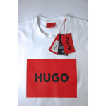 Hugo Koszulka 50467952 Diragolino212 T-shirt, biała - obrazek 9