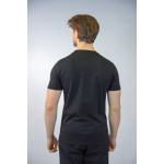 Tommy Hilfiger Koszulka MW0MW10800 Stretch Slim Fit Tee, czarna - obrazek 4
