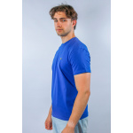 Lacoste Koszulka TH2038 Regular Fit, niebieska - obrazek 3