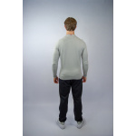 Tommy Hilfiger Sweter MW0MW33511 Chain Ridge Structure Cneck, szary - obrazek 8