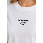 Tommy Jeans Koszulka DW0DW18397 YBR TJM Slim Essential Logo 1 SS EXT, biała - obrazek 8