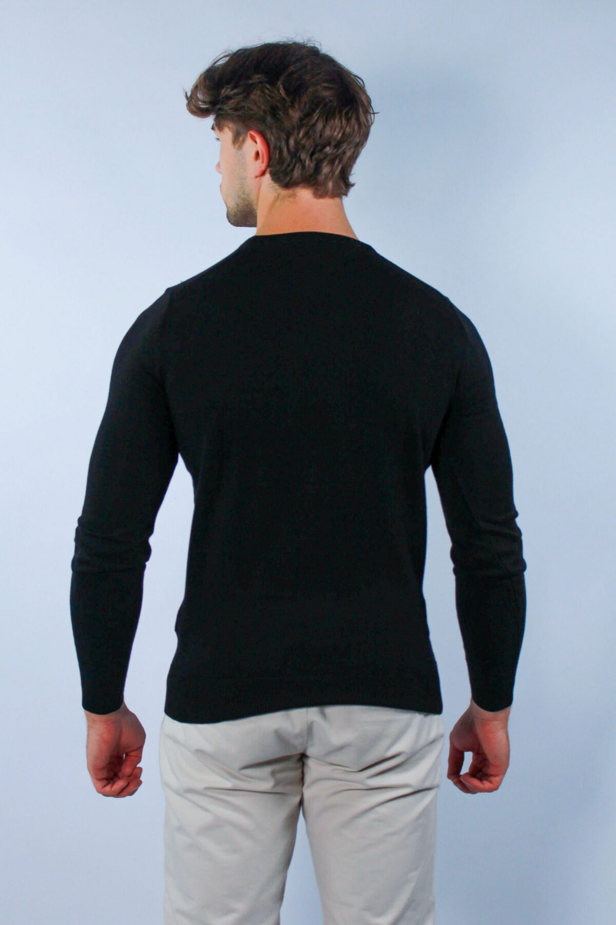 Sweter Tommy Hilfiger męski Core V-neck czarny — zdjęcie 6