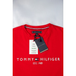 Tommy Hilfiger Koszulka MW0MW11797 Core Tommy Logo Tee, czerwona - obrazek 8