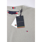 Tommy Hilfiger Sweter MW0MW33511 Chain Ridge Structure Cneck, szary - obrazek 11