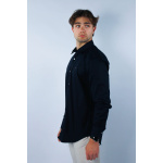 Tommy Jeans Koszula DM0DM04405 Slim Fit, granatowa - obrazek 3