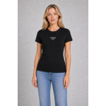 Tommy Jeans Koszulka DW0DW18397 BDS TJM Slim Essential Logo 1 SS EXT, czarna
