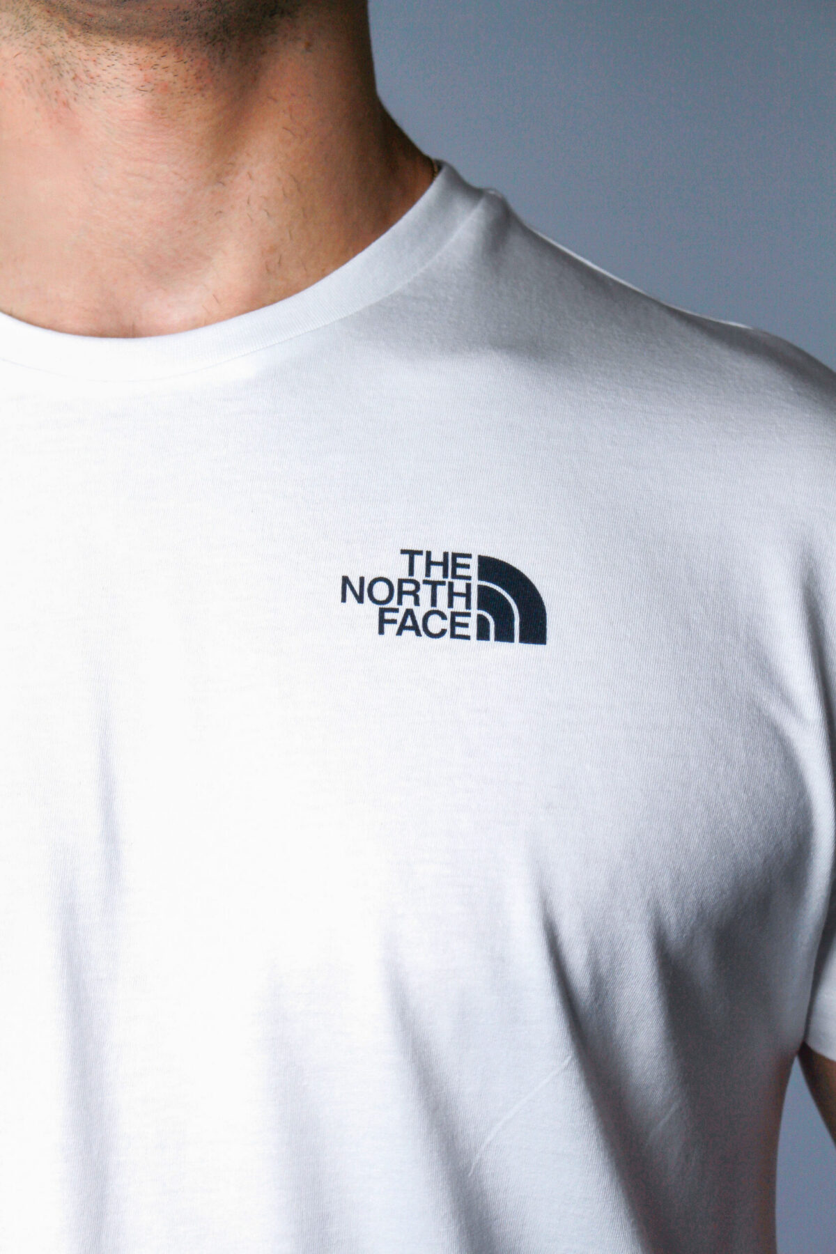 Koszulka The North Face męska Regular Fit biała — zdjęcie 7