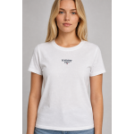 Tommy Jeans Koszulka DW0DW18397 YBR TJM Slim Essential Logo 1 SS EXT, biała - obrazek 4